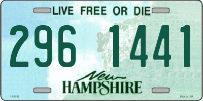 NH license plate 2961441