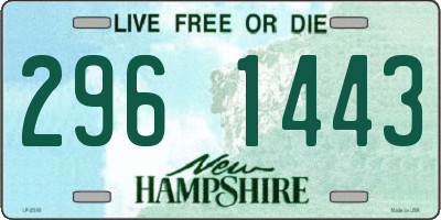 NH license plate 2961443
