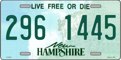 NH license plate 2961445