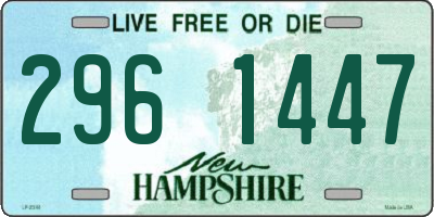NH license plate 2961447