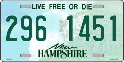 NH license plate 2961451