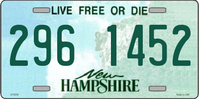 NH license plate 2961452