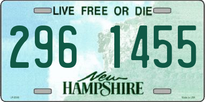 NH license plate 2961455