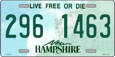 NH license plate 2961463