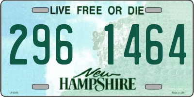 NH license plate 2961464