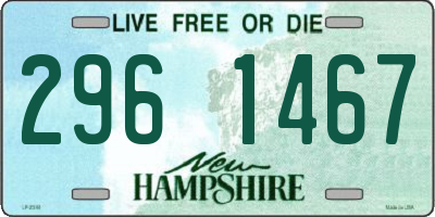 NH license plate 2961467