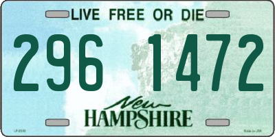 NH license plate 2961472