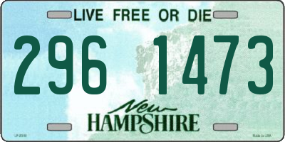 NH license plate 2961473