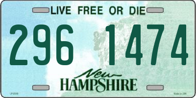 NH license plate 2961474