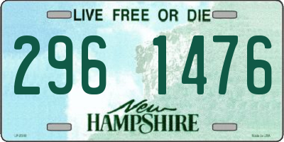 NH license plate 2961476