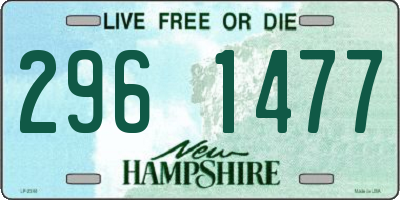 NH license plate 2961477