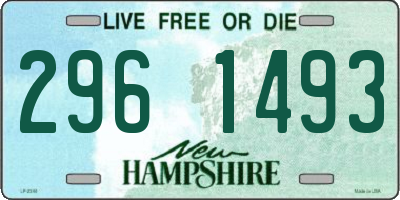NH license plate 2961493