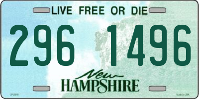 NH license plate 2961496