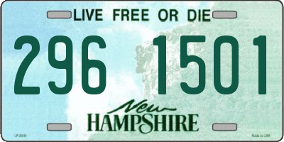 NH license plate 2961501