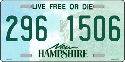 NH license plate 2961506