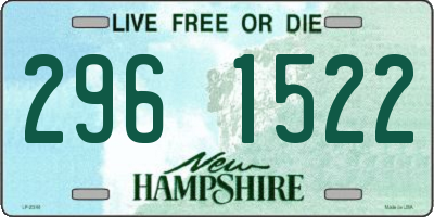 NH license plate 2961522