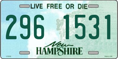 NH license plate 2961531