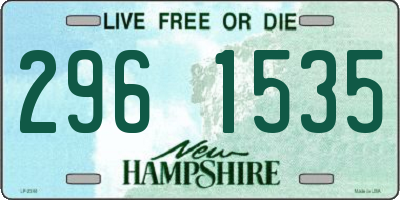 NH license plate 2961535