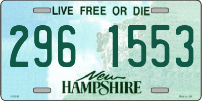 NH license plate 2961553