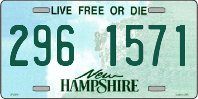 NH license plate 2961571