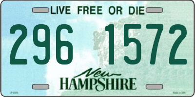 NH license plate 2961572