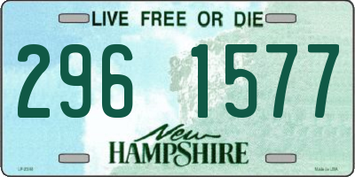 NH license plate 2961577