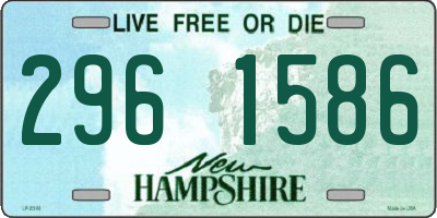NH license plate 2961586