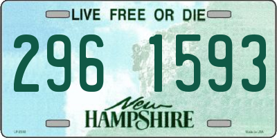 NH license plate 2961593
