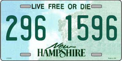 NH license plate 2961596