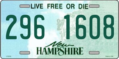 NH license plate 2961608