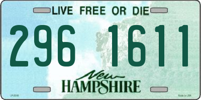 NH license plate 2961611