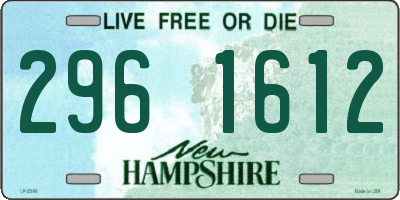 NH license plate 2961612