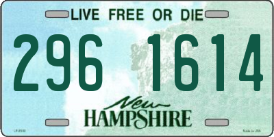 NH license plate 2961614