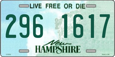 NH license plate 2961617