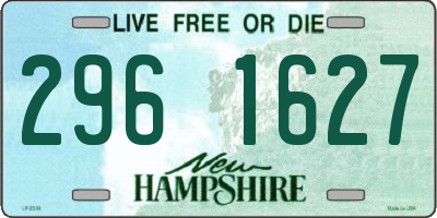 NH license plate 2961627