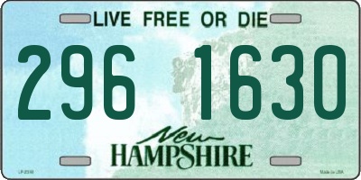 NH license plate 2961630
