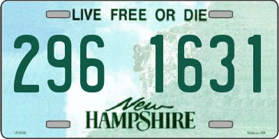 NH license plate 2961631