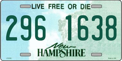 NH license plate 2961638