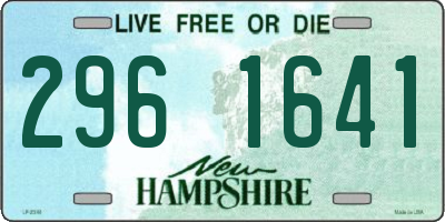 NH license plate 2961641