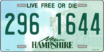 NH license plate 2961644