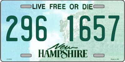 NH license plate 2961657