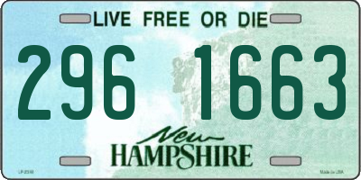 NH license plate 2961663