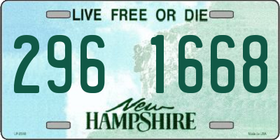NH license plate 2961668