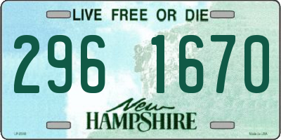 NH license plate 2961670