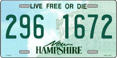 NH license plate 2961672
