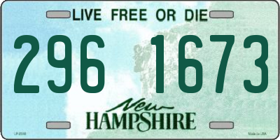 NH license plate 2961673
