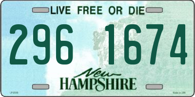 NH license plate 2961674