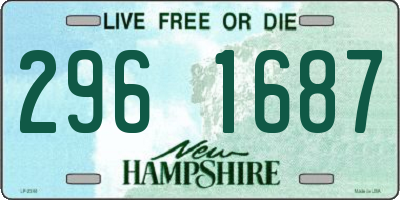 NH license plate 2961687