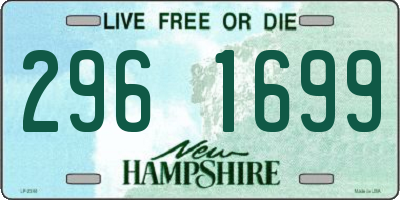 NH license plate 2961699