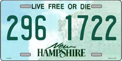 NH license plate 2961722
